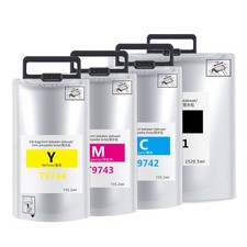 4 Colors T9741-T9744 Pigment Ink Bag for EPSON WorkForce Pro WF-C869Ra Printer picture