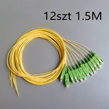 Fiber Optic Pigtail SC/APC Single Mode 9/125 2M Indoor FTTH 12-Piece Pack picture
