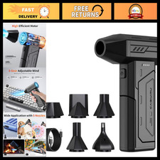 High-Power Cordless Air Duster 130,000 RPM, Rechargeable Blower with LED Light, picture