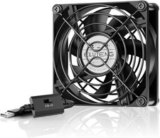 USB Fan 80Mm, USB Computer Fan 5V Quite USB Ventilation Fan Compatible picture