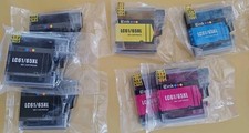 Assorted Color Lot Of 7: EZink Ink Cartridges LC61/65XL  Brother Printer picture