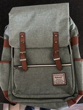 UGRACE Green Canvas Backpack for 15