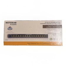 New Sealed NETGEAR ProSAFE FS116 16-Port 10/100 Fast Ethernet Desktop Switch picture