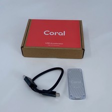 Google Coral USB Accelerator Edge TPU Coprocessor - Silver picture