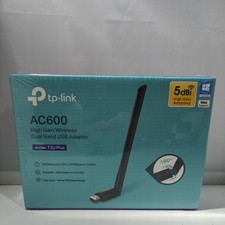 (E) TP-Link Archer T2U Plus AC600 High Gain Dual Band USB WiFi Adapter NEW picture
