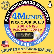 4MLinux LINUX OS | LATEST BUILDS ISO | DVD, USB, COMBOS | FAST SHIPPING picture
