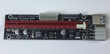 Ubit 12 Pack PCI-E Riser Express Cable 16X to 1X, 164 PIN, High Power, New picture