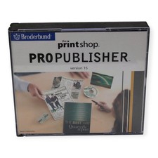 Broderbund The Print Shop Pro Publisher Version 15 Cd-rom for Windows 98/XP/NT picture