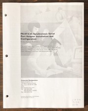 Cisco Systems - PA-8T-V.35 Synchronous Serial Port Adapter Installation (2000) picture