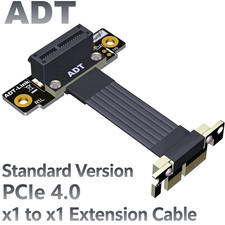 ADT PCIe 4.0 X1 Extension Cable Avoid Video Card Network Card Sound Card USB New picture