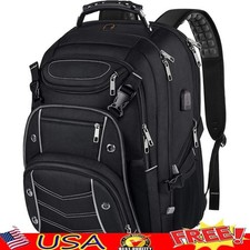 18.4 Laptop Backpack for Unisex 60L Extra Large Gaming Laptops Back Bag Grey picture