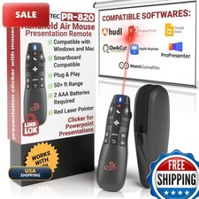 RED STAR TEC PR-820 Air Mouse Presentation Clicker Laser Pointer picture