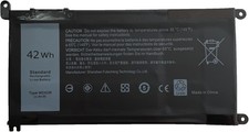 42Wh WDX0R WDXOR Laptop Battery Compatible with 15 5568 7560 5567 13 7368 picture