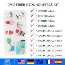 10PCS Fiber Optic Adapter Kit, OTDR Adapter SC FC ST LC Connector picture