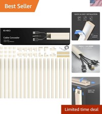 Transform Your Space with 306” Cord Hider - Child and Pet Safe Solution picture