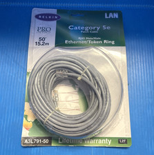 Belkin Category 5e (Cat5e) UTP networking patch cable A3L791-50, 50ft picture