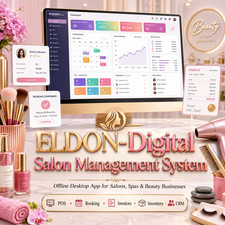 Salon Management Software USB Spa POS Booking Invoice System Windows Mac picture