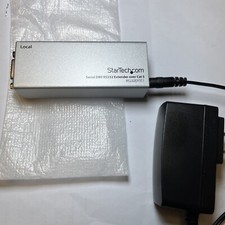 STARTECH Serial DB9 RS232 Extender over Cat 5 - Up to 3300 ft With Power Chord picture