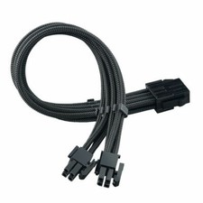Silverstone PP07E-EPS8B (Black) EPS 8(4+4)Pin (M) to EPS 8Pin (F) Cable picture
