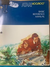Vintage Atari 400 800 Personal Computer Basic Reference Manual 1980 Loose Leaf picture