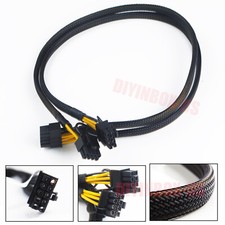 For HP DL380 DL388 DL385 Gen9 and GPU Power Adapter Cable 10pin to 8+8pin 63cm  picture