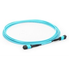 150M MTP/MPO Fiber Cable 12 Strand Female,MTP-MTP OM3 MM Fiber Optic Patch Cable picture