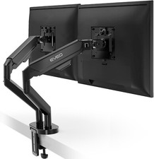 EVEO Premium Dual Monitor Stand 14-32”,Dual Monitor Mount VESA Bracket, Adjustab picture