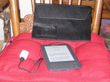 Amazon Kindle~ Keyboard 3rd Generation~ Graphite Grey D00901 ~DEAD BATTERY AS-IS picture