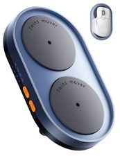 STARVIKY Dual Turntable Mouse Jiggler Silent Mechanical Movement with Random Fun picture