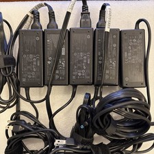 LOT OF 5 Original HP ProBook 19.5V 65W Charger 430 440 450 455 470 G3  BLUE TIP picture