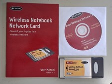 Belkin Wireless PCMCIA CardBus Network Card F5D6020 802.11b 2.4GHz  EUC picture