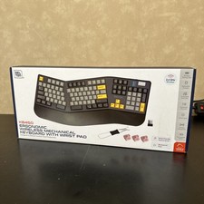 Delton KB450 Wireless Ergonomic Mechanical Keyboard White picture