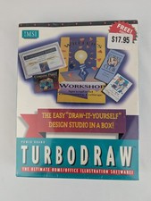 Turbodraw Power Brand VTG IMSI CD-ROM Computer Software Big Box New Sealed picture