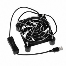 8cm Square USB Cooling Fan 5V USB Fan with 1m Cable Compact for Home Offices picture