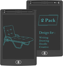 2 Pack LCD Writing Tablet Pad 8.5 in eWriter Electronic Doodle Board picture