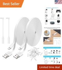 Extra Long 25FT Waterproof Power Extension Cable Compatible with Wyze Cameras picture