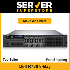 Dell PowerEdge R730 Server 2x E5-2630 V4 -20 Cores H730 32GB RAM 2x 600GB SAS picture
