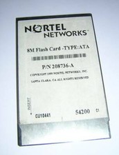 Nortel Networks Passport 8000 8M Flash Card ATA 208736-A Centennial FA008M-F2-66 picture