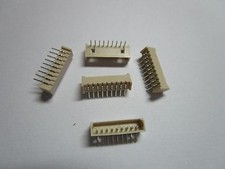 50 pcs Micro 1.25mm Pitch 9 Pin Right Angle Male Plug Connector New picture