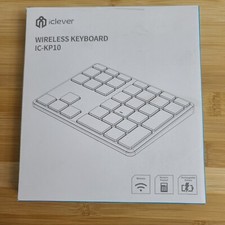 Bluetooth Number Pad, Aluminum Rechargeable Wireless Numeric Keypad Slim 34-Keys picture