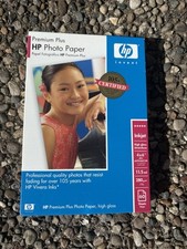 New HP Premium Plus 4x6 Photo Paper High Gloss 100 Sheets Inkjet Printer 11.5mil picture