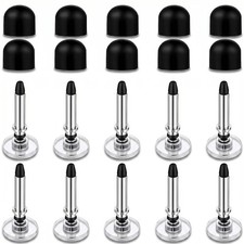 High Precision 7mm Rubber & Suction Disc Tip Stylus Replacement Tips 20Pcs picture