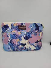 14 Inch Laptop Case Canvaslove Rose Pattern Water Resistant Double Pocket school picture