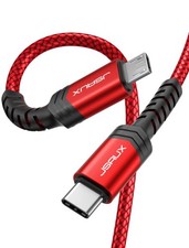JSAUX USB C to Micro Cable 6.6FT, Type C Charger red picture