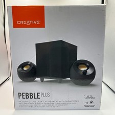 New Creative Labs Pebble Plus Wired PC Speaker and subwuffer Black MF0480 picture