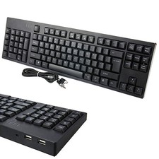 Left Handed 109 Keys Full Size 2x USB HUB Mechanical Keyboard for PC Computer picture