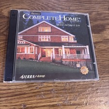 Sierra Complete Home / Home Architect 2.0,  2 CD-ROM Software Set 1998 picture