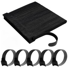 MVYC 240PCS 6 Inch Cable Ties- Hook and Loop Reusable Wire Ties for Cable Man... picture