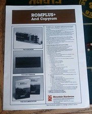 Vintage 1 Page Brochure Mountain Hardware Romplus And Copyrom  picture