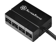 SilverStone Technology CPF04 All Black 1-to-8 PWM Fan Hub picture
